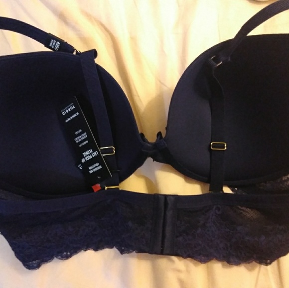 Lace Push-up Plunge Bra - Picture 4 of 5